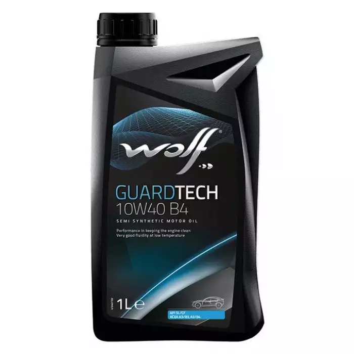 Автомобильное моторное масло WOLF GUARDTECH 10W-40 1л 8303616