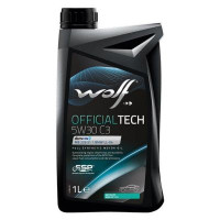 Автомобильное моторное масло WOLF OFFICIALTECH C3 5W-30 1л 8308017