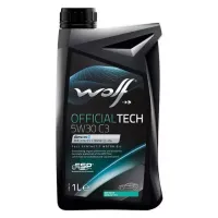 Автомобильное моторное масло WOLF OFFICIALTECH C3 5W-30 1л 8308017