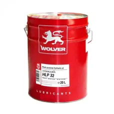 Индустриальное гидравлическое масло WOLVER HLP32 20л