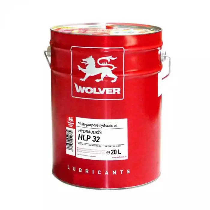 Индустриальное гидравлическое масло WOLVER HLP32 20л