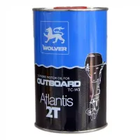 Масло моторное WOLVER ATLANTIS 2T TC-W3 1л
