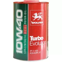Автомобільна моторна олива WOLVER Turbo Evolution 10W-40 1л