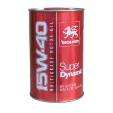 Автомобильное моторное масло WOLVER Super Dynamic 15W-40 1л