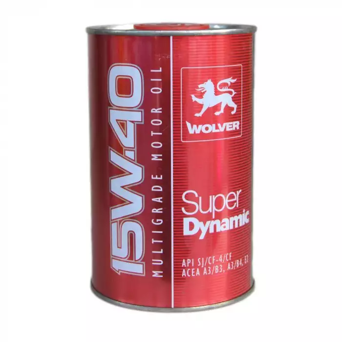 Автомобильное моторное масло WOLVER Super Dynamic 15W-40 1л