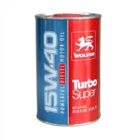 Автомобильное моторное масло WOLVER Turbo Super 15W-40 1л
