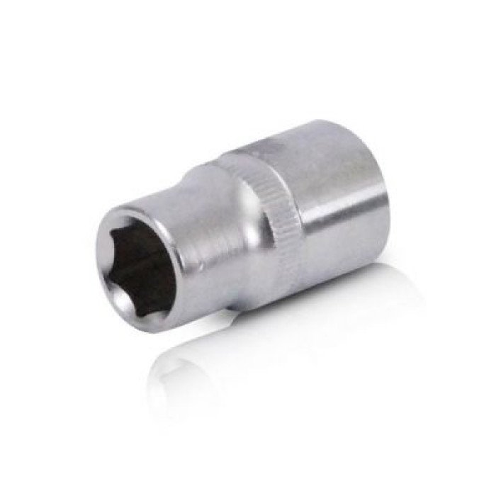 Головка шестигранна 1/2 ", 13x38 мм, хром-ванадій INTERTOOL ET-0013