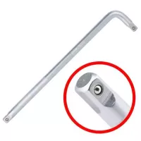 Вороток L-подібний 1/2 ", 400мм, Cr-V INTERTOOL ET-1027
