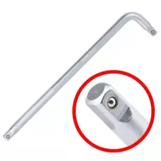 Вороток L-подібний 1/2 ", 400мм, Cr-V INTERTOOL ET-1027