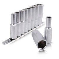 Набір подовжених головок на планці 10-22, 1/2 ", 8 од. INTERTOOL ET-6009