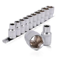 Набір головок на планці 10-24, 1/2 ", 10 од. INTERTOOL ET-6011