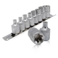 Набор головок TORX 10 ед, E5-E16, 3/8" INTERTOOL ET-6015