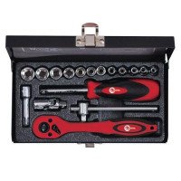Набір інструменту 1/4 ", 17ед (гол. 4-13 мм) INTERTOOL ET-6017