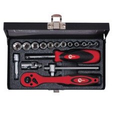 Набор инструмента 1/4", 17ед (гол. 4-13 мм) INTERTOOL ET-6017