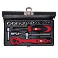 Набір інструменту 1/4 ", 17ед (гол. 4-13 мм) INTERTOOL ET-6017