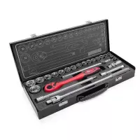 Професійний набір інструменту 1/2 ", 25 од (гол. 10-32 мм) INTERTOOL ET-6025