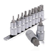 Набір TORX на планці 1/2 ", Т20-T70, 9 од. INTERTOOL HT-одна тисяча вісімсот сорок дев'ять