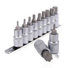Набір TORX на планці 1/2 ", Т20-T70, 9 од. INTERTOOL HT-одна тисяча вісімсот сорок дев'ять