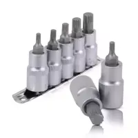 Набір сплайнів на планці М5,6,8,10,12-1 / 2 ", 5 од. INTERTOOL HT-1850