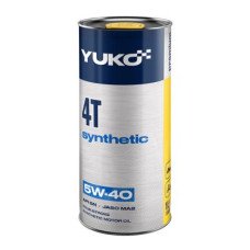 Автомобильное моторное масло YUKO SYNTHETIC 4T 5W-40, API SN 1л