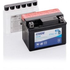 Мото аккумулятор EXIDE AGM 6СТ-3Ah АзЕ 12В 50А (EN) ETX4L-BS