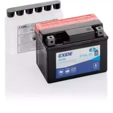 Мото аккумулятор EXIDE AGM 6СТ-3Ah АзЕ 12В 50А (EN) ETX4L-BS