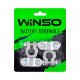 Клеммы аккумуляторные WINSO 2шт  блистер свинец 310 г 146600
