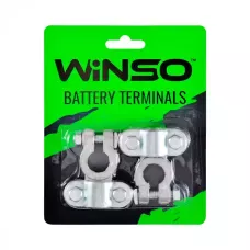 Клеми акумуляторні WINSO 2шт блістер свинець 310 г 146600