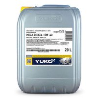 Автомобільна моторна олива YUKO MEGA DIESEL 15W-40 20л