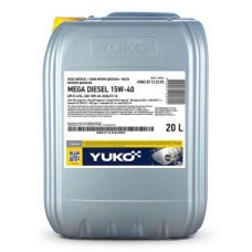 Автомобільна моторна олива YUKO MEGA DIESEL 15W-40 20л