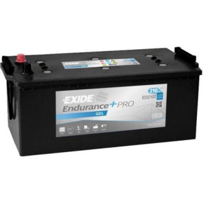 Автомобільний акумулятор EXIDE ENDURANCE+PRO GEL 6СТ-210Ah Аз 1030А (EN) ED2103