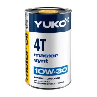 Моторна олива YUKO MASTER SYNT 4T 10W30 0,6л
