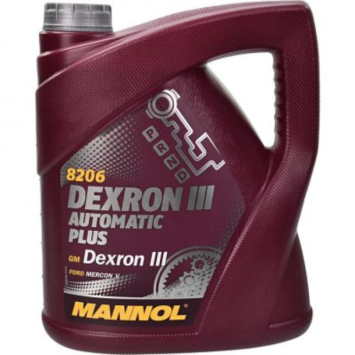 Масло трансмиссионное MANNOL DEXRON PLUS ATF III 4л MN8206-4
