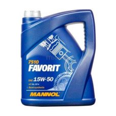 Автомобільна моторна олива MANNOL FAVORITE 15w-50 5л MN7510-5