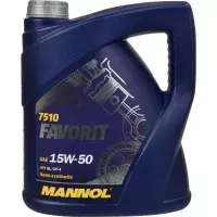 Автомобільна моторна олива MANNOL FAVORIT 15w-50 4л MN7510-4
