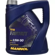 Автомобільна моторна олива MANNOL FAVORIT 15w-50 4л MN7510-4