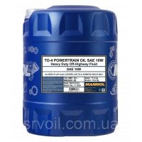 Олива гідравлічна MANNOL TO-4 Powertrain Oil 10W 20л MN2601-20