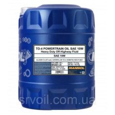 Масло гидравлическое MANNOL TO-4 Powertrain Oil 10W 20л MN2601-20