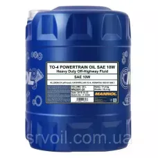 Олива гідравлічна MANNOL TO-4 Powertrain Oil 10W 20л MN2601-20