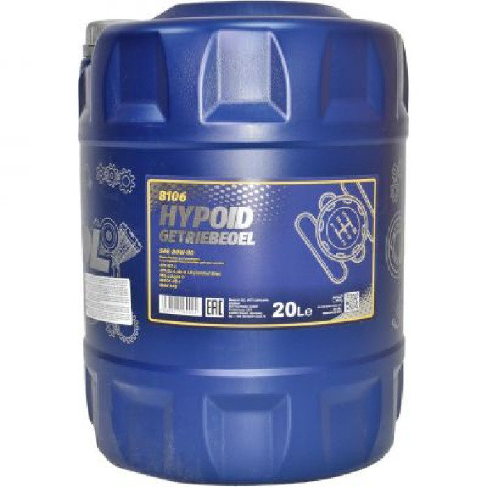 Олива трансмісійна MANNOL Hypoid 80W-90 20л MN8106-20