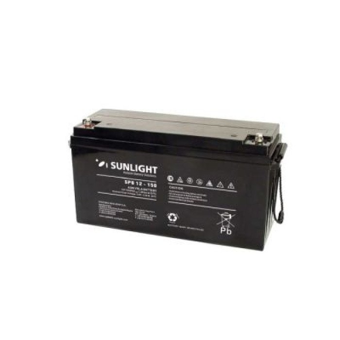 Акумулятор стаціонарний SUNLIGHT AGM 150Ah Аз SPB12-150