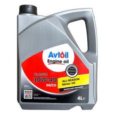 Автомобильное моторное масло AVTOIL Engine oil 10W40 4л