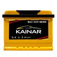 Автомобільний акумулятор KAINAR STANDART 6СТ-60Ah Аз 550А (EN) 060 261