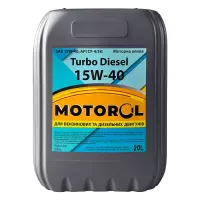 Автомобільна моторна олива  MOTOR OIL Turbo Diesel 15W-40  20л