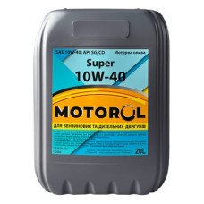 Автомобильное моторное масло MOTOR OIL SUPER 10W40 20л