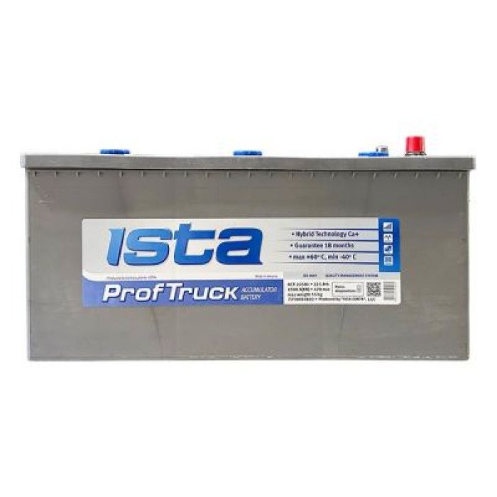 Автомобільний акумулятор Ista Prof Truck 6СТ-225Ah Аз 1500А (EN) 7250602802