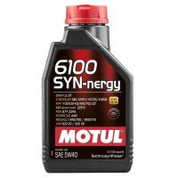 Автомобільна моторна олива MOTUL 6100 Synergie + 5w-40 1л 107975