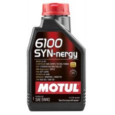 Автомобильное моторное масло MOTUL 6100 Synergie+ 5w-40 1л 107975