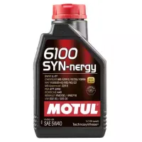 Автомобільна моторна олива MOTUL 6100 Synergie + 5w-40 1л 107975