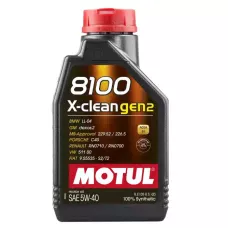 Автомобильное моторное масло MOTUL 8100 X-clean gen2 5w-40 1л 109761
